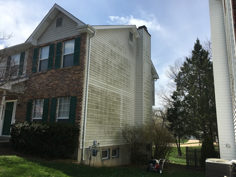 House before Max Power Wash